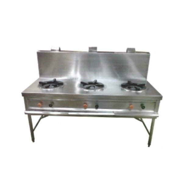 THREE BURNER CHINESE RANGE