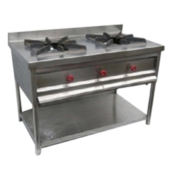DOUBLE BURNER COOKING RANGE
