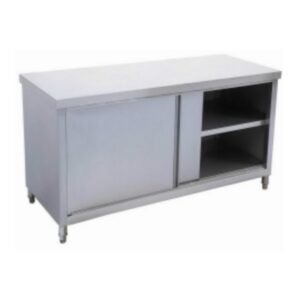 WORK TABLE WITH UNDER COUNTER STORAGE
