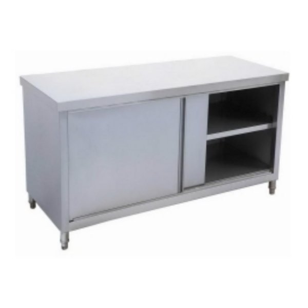 WORK TABLE WITH UNDER COUNTER STORAGE